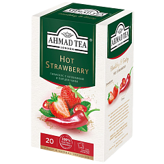 2018 Травяной чай  "Хот Строуберри" со вкусом и ароматом клубники и чили р/п с яр.20х1,8г в фольге